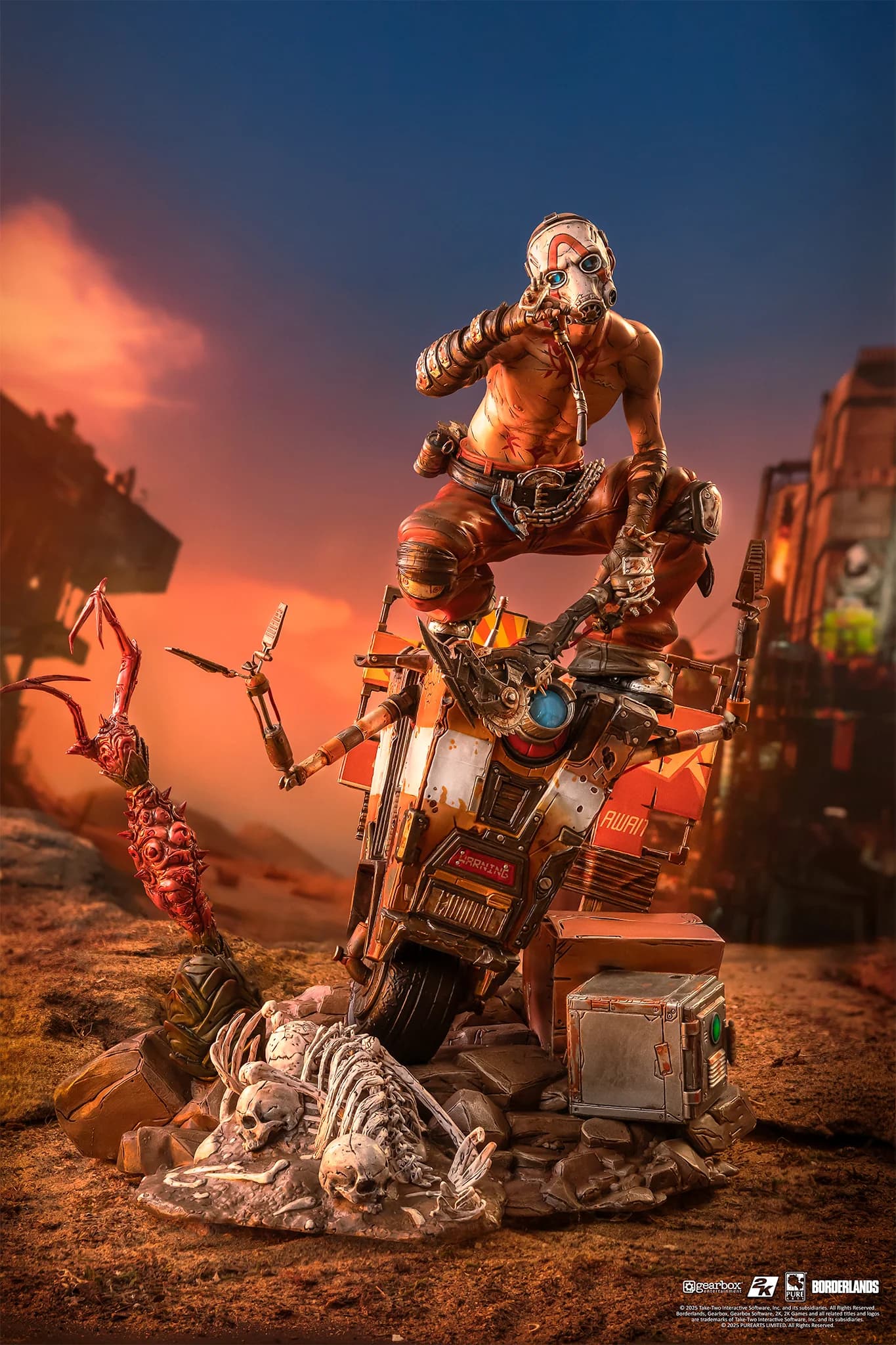 PSYCHO BANDIT & CLAPTRAP DIORAMA - Vue 3