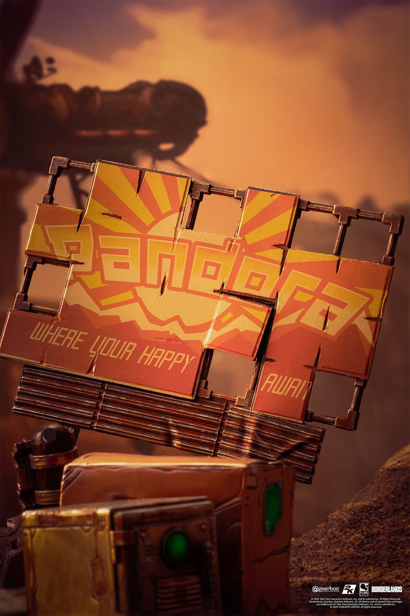 PSYCHO BANDIT & CLAPTRAP DIORAMA - Vue 7