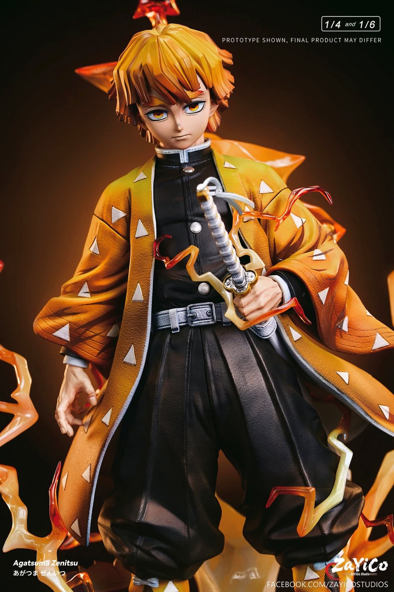 Zenitsu Version Jaune 1/4 - Vue 8