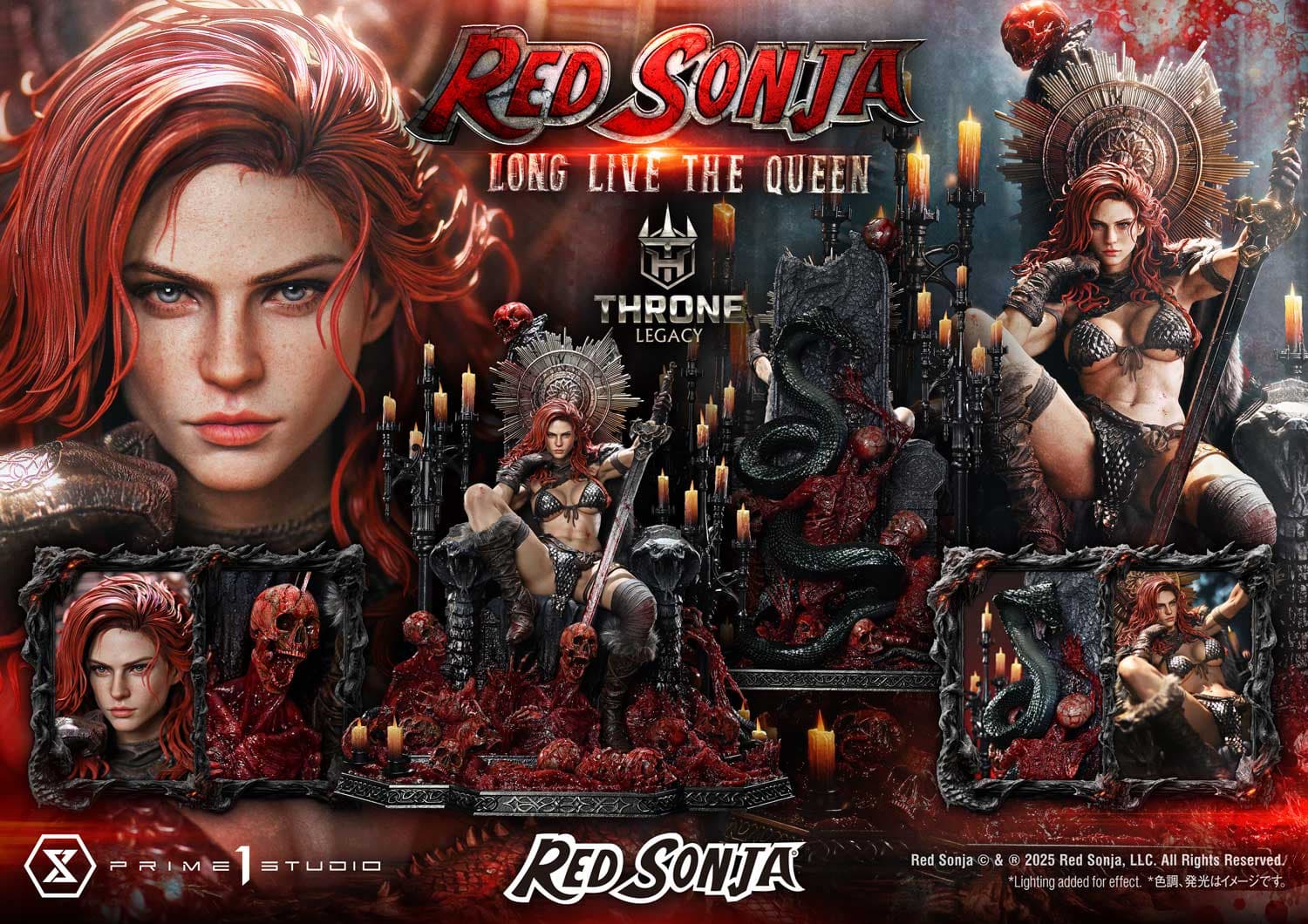 RED SONJA (regular version) - throne legacy collection - Vue 2