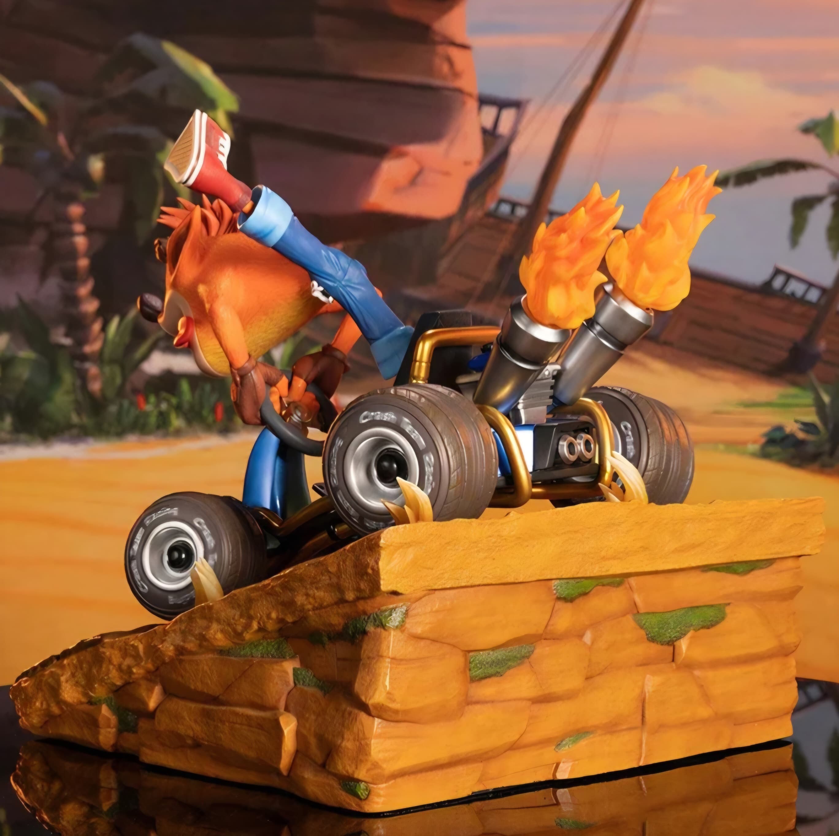 Crash tram racing nitro - fueled - crash in kart ( standard edition ) - Vue 4