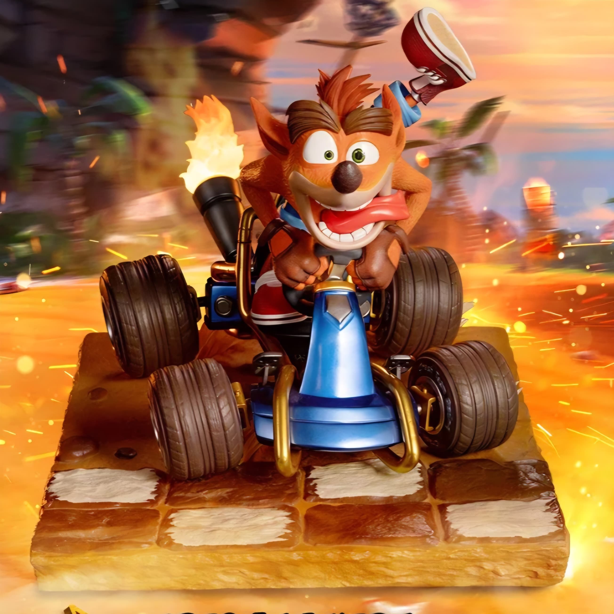 Crash team racing nitro - fueled - crash in kart ( exclusive edition )