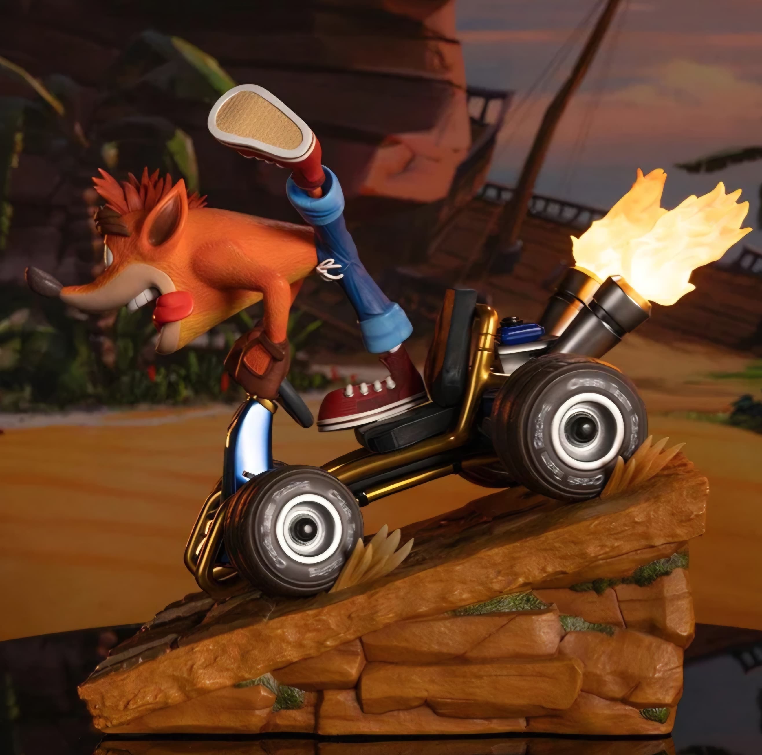 Crash team racing nitro - fueled - crash in kart ( exclusive edition ) - Vue 8