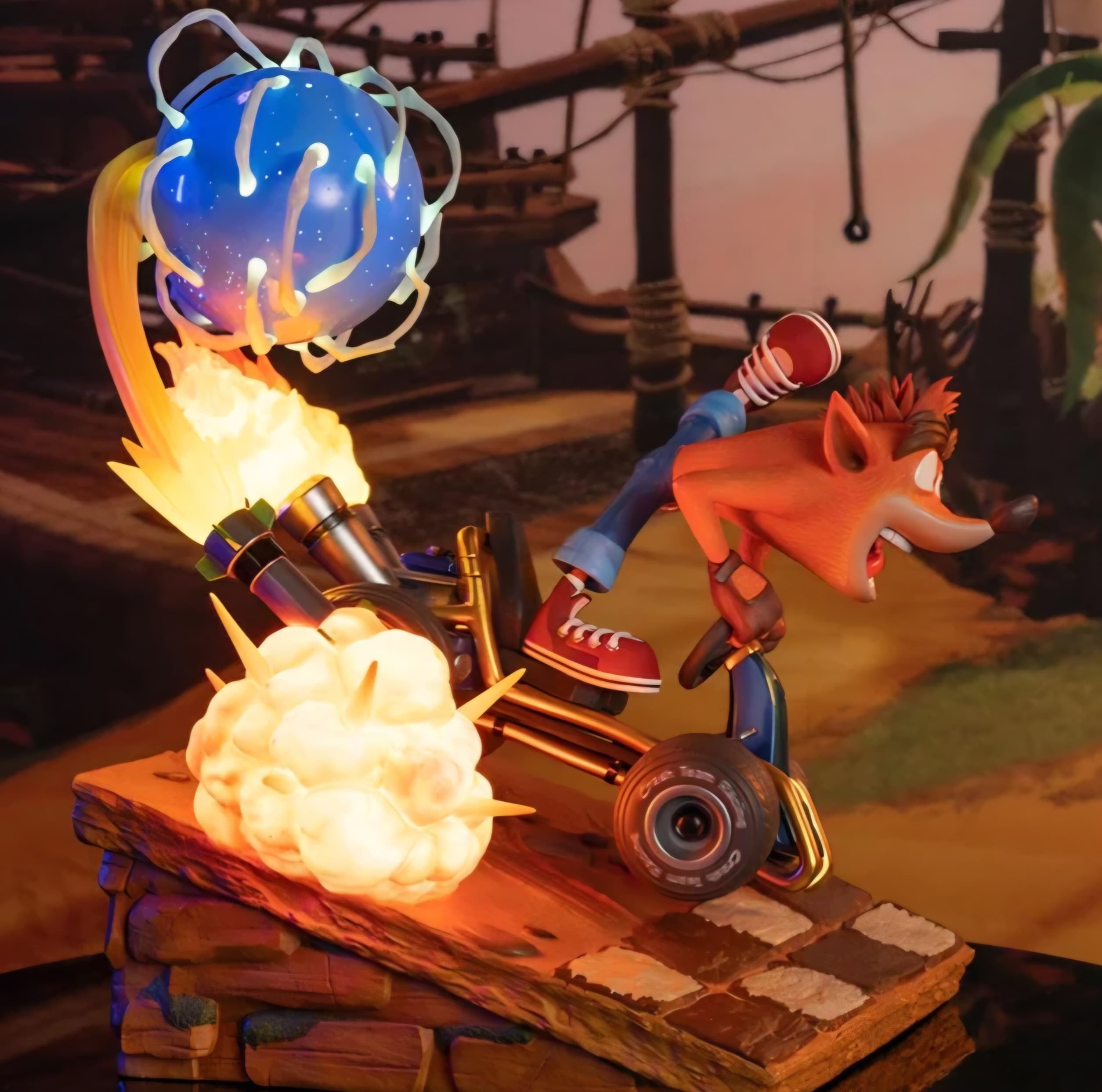 Crash team racing nitro - fueled - crash in kart ( definitive edition )  - Vue 3