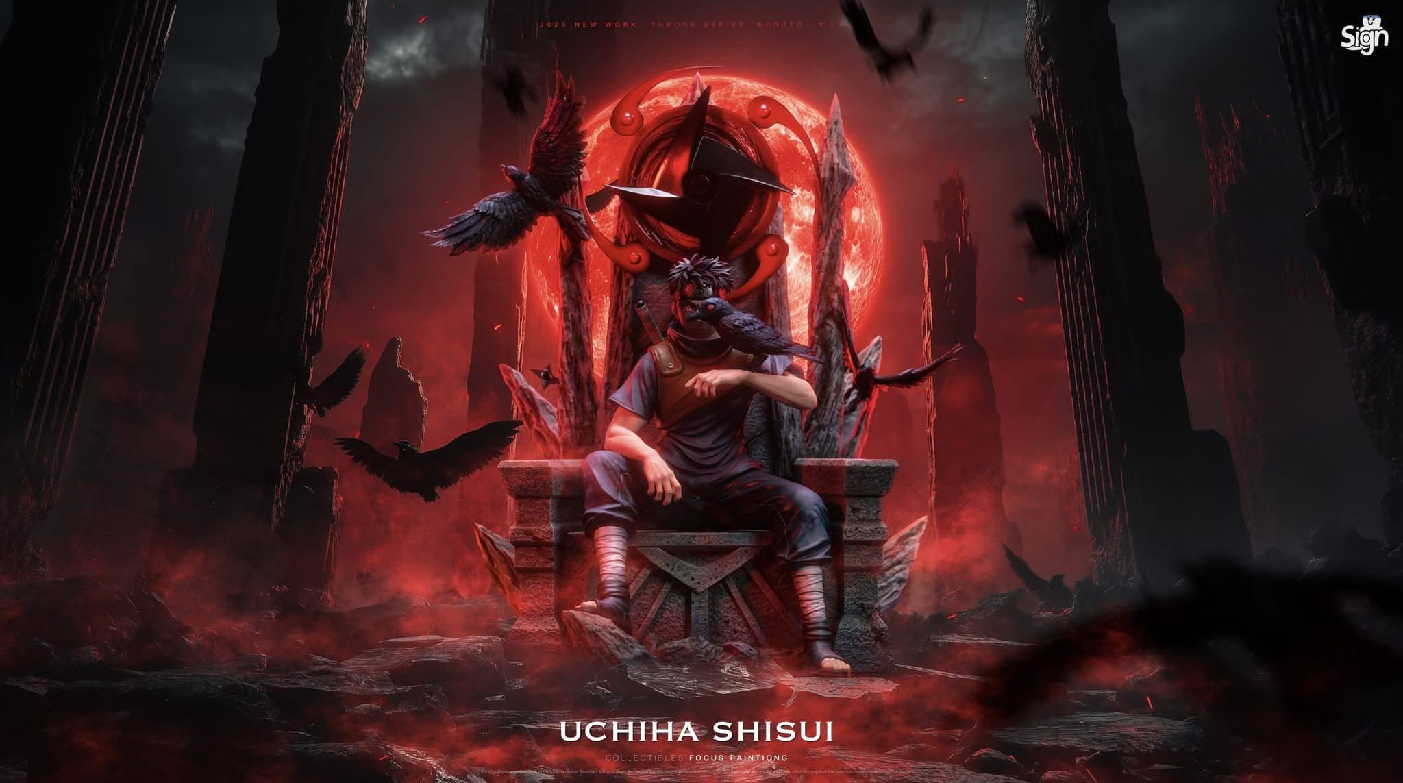 Shisui Uchiha Sur Throne
