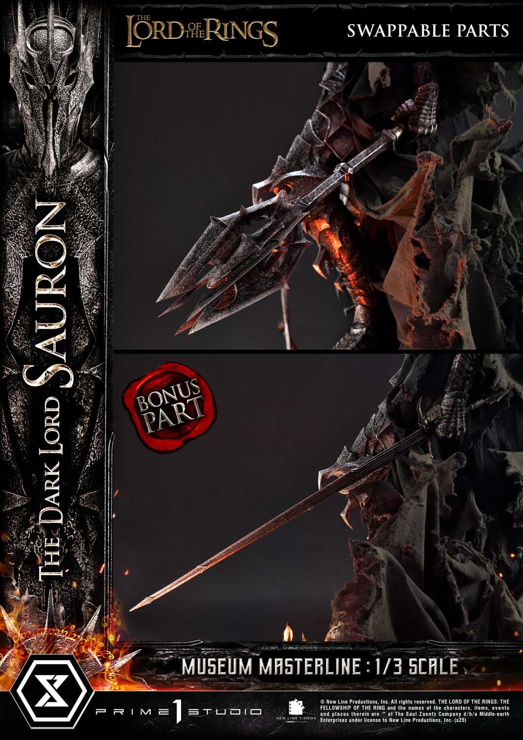 The Dark Lord Sauron (Exclusive Version) - Museum Masterline - Vue 3