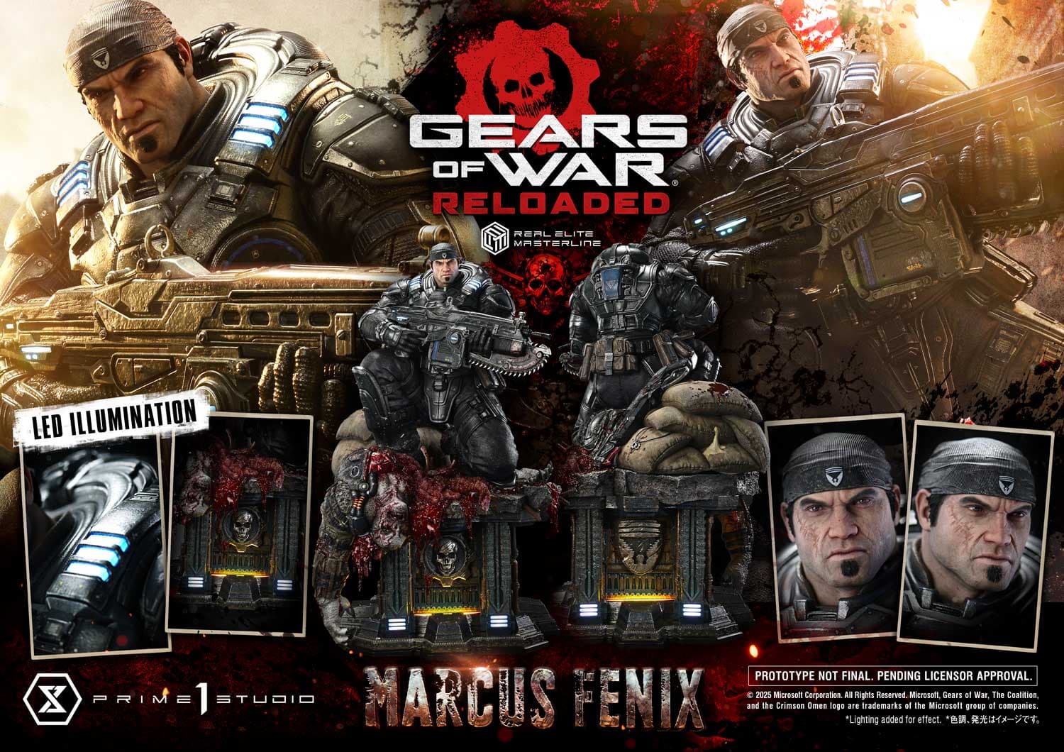 Marcus Fenix - real elite masterline (regular version) - Vue 3