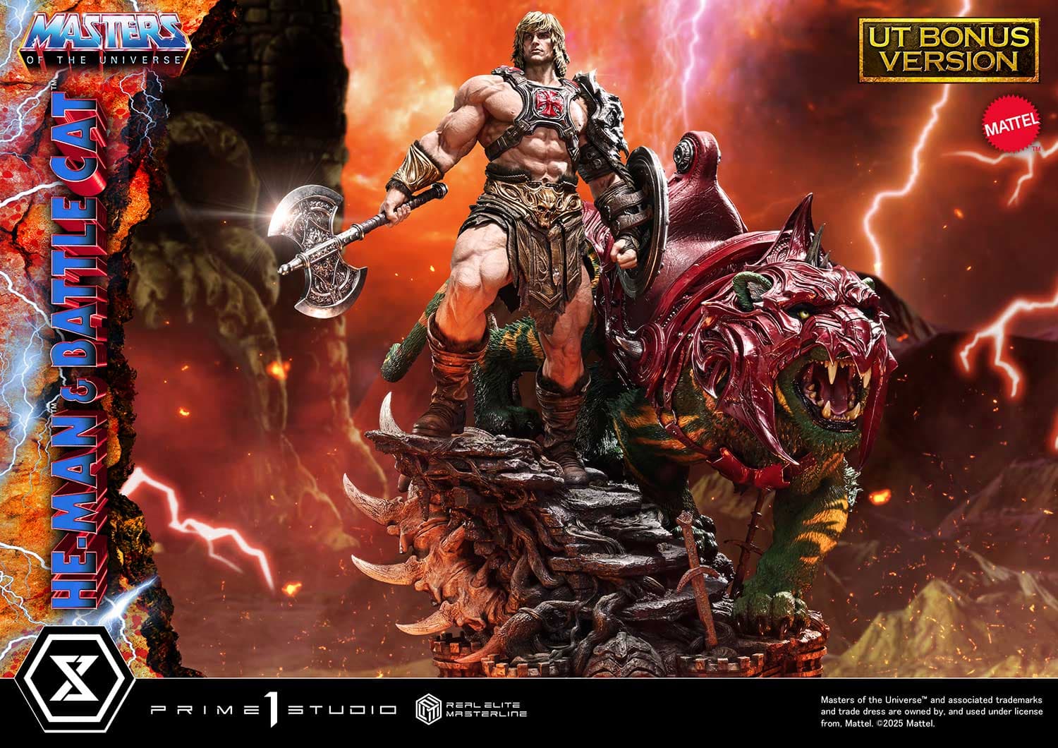 He-Man & Battle Cat - real elite masterline (ultimate bonus version) - Vue 3