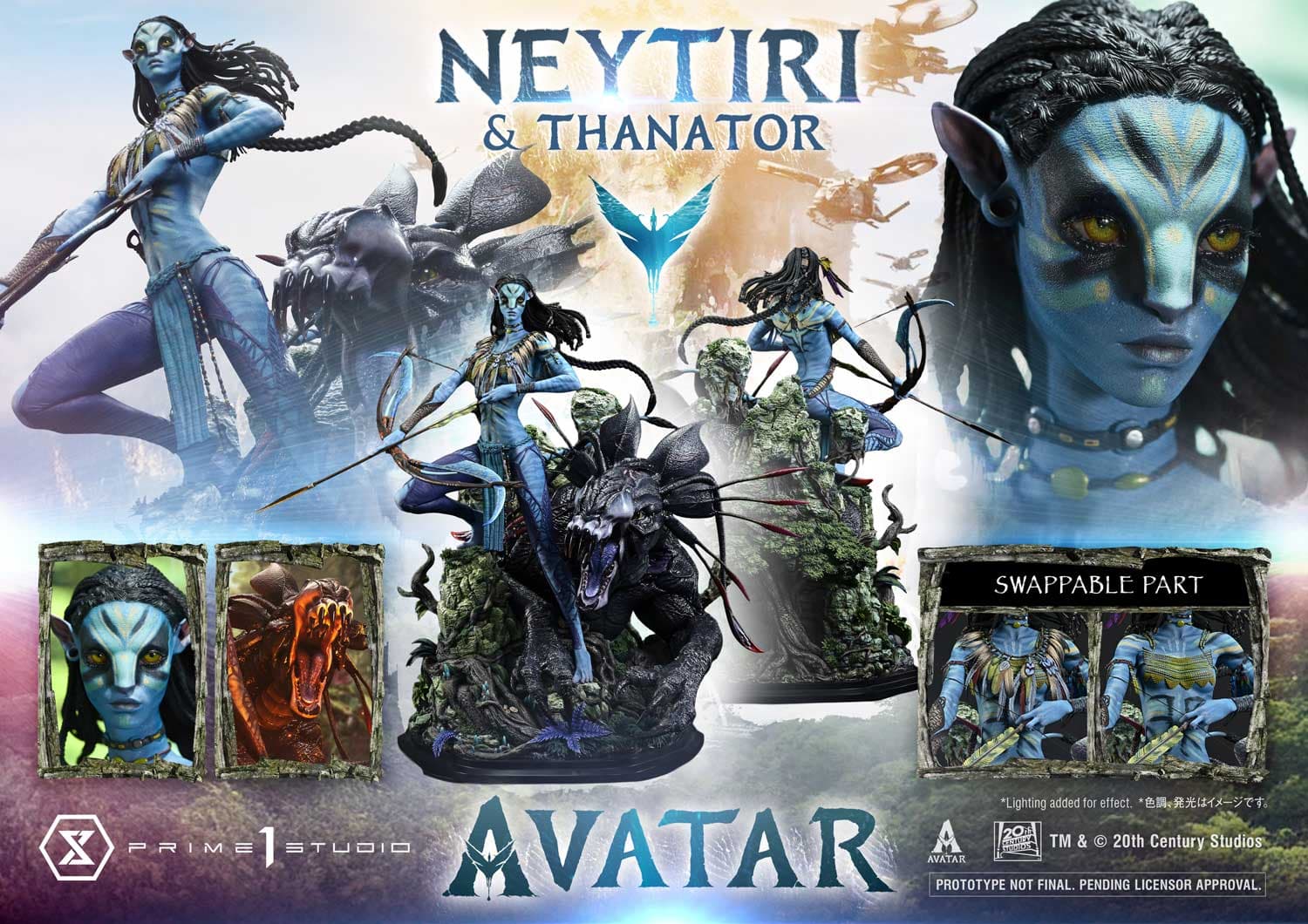 Neytiri & Thanator - real elite masterline (regular version) - Vue 3