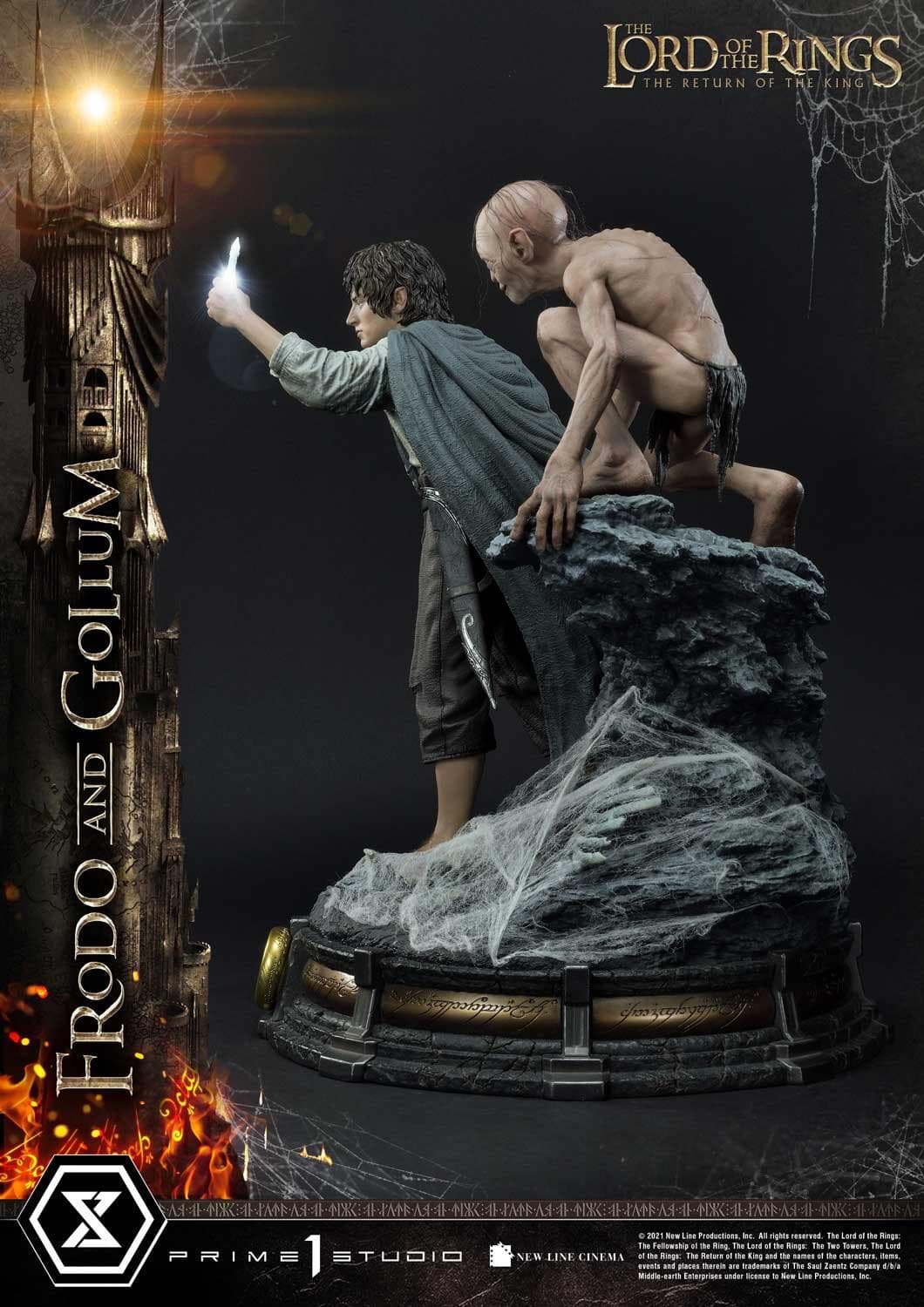 Frodo & Gollum - Premium Masterline - Vue 6