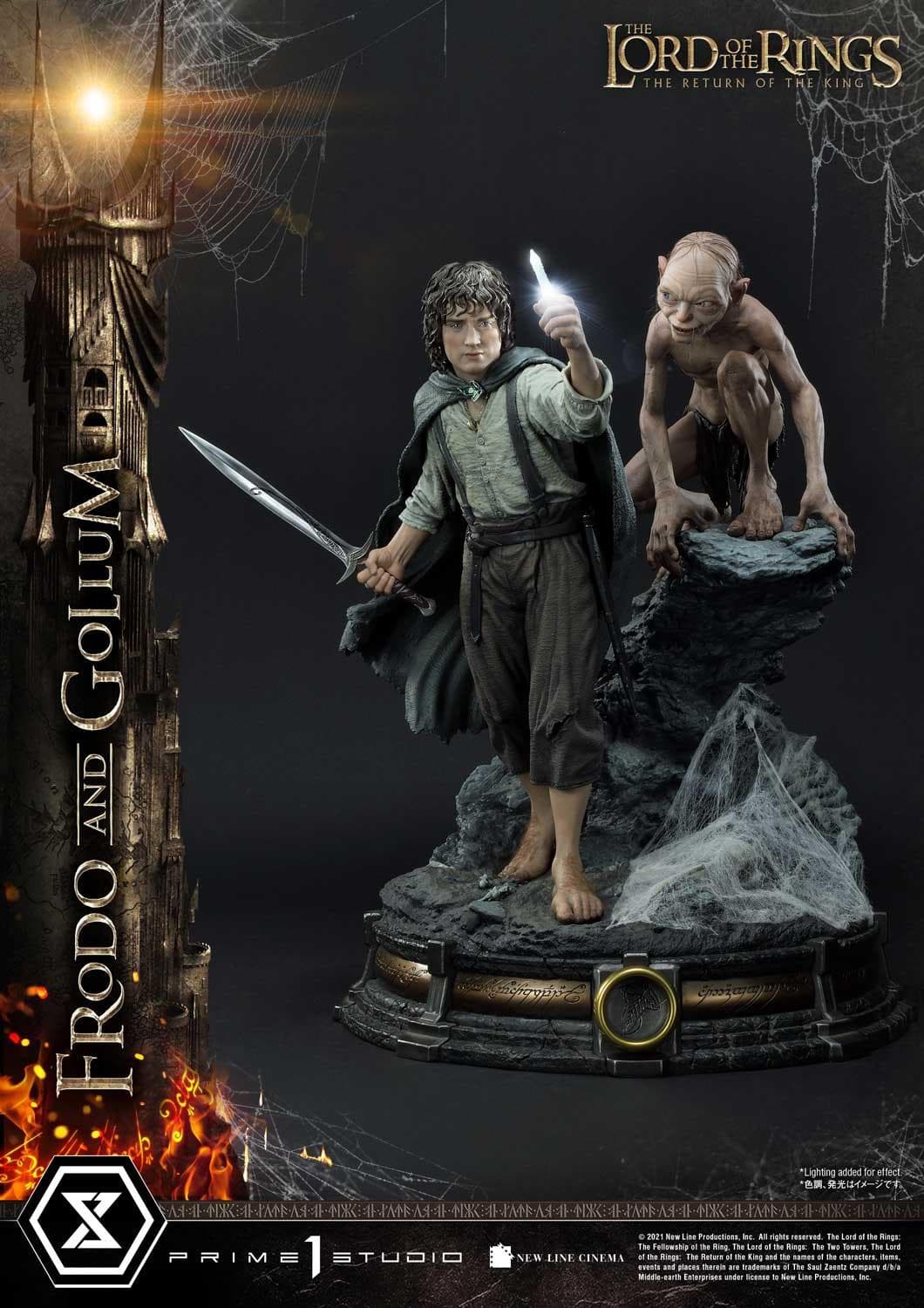 Frodo & Gollum - Premium Masterline - Vue 7