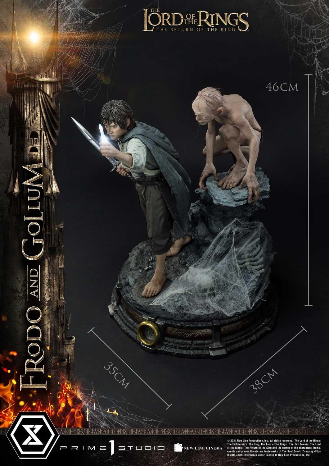 Frodo & Gollum - Premium Masterline - Vue 8