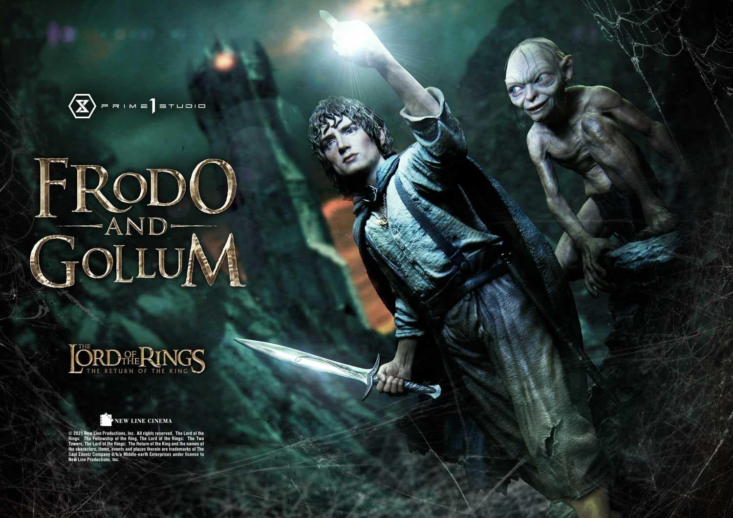 Frodo & Gollum - Premium Masterline - Vue 10