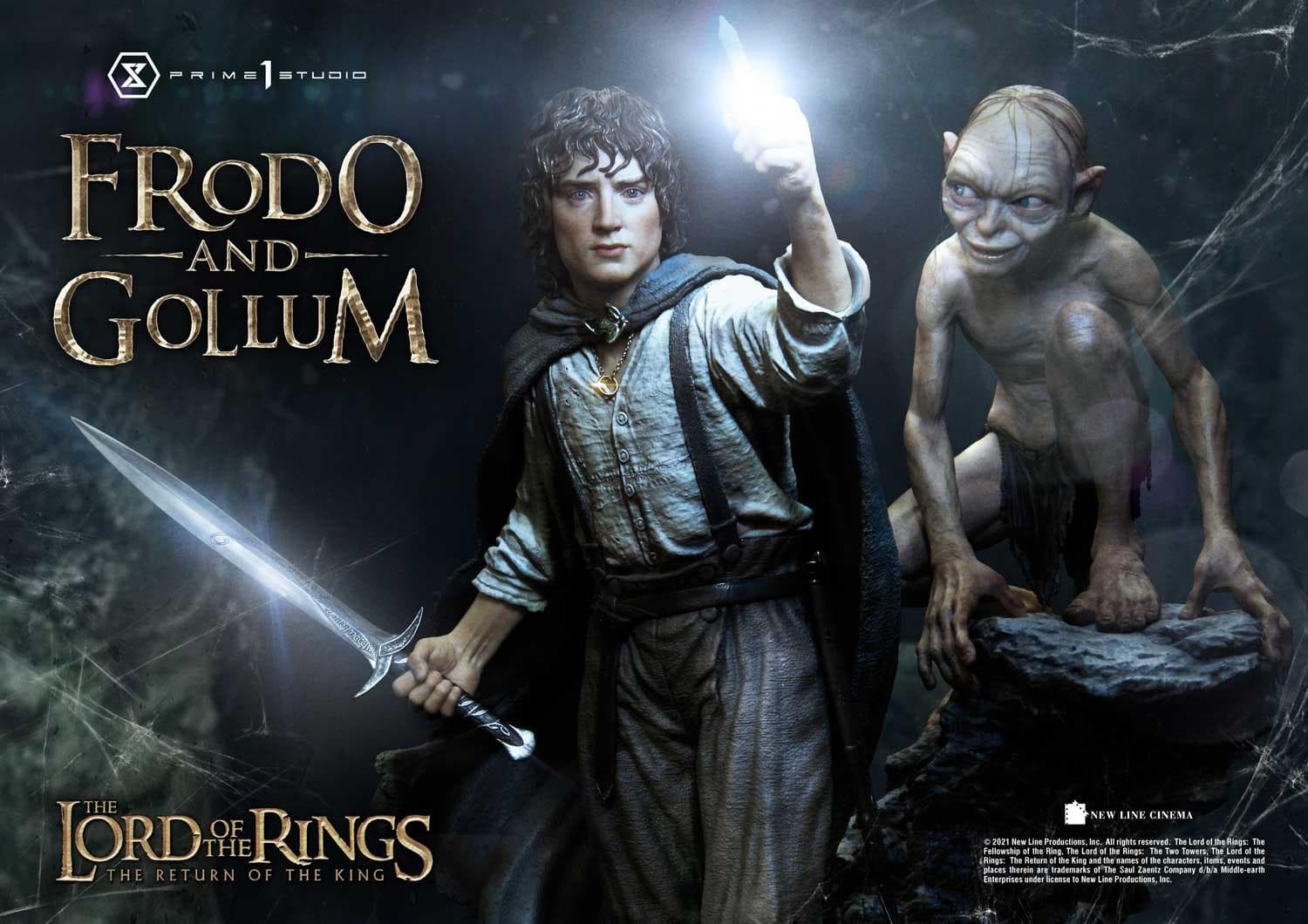 Frodo & Gollum - Premium Masterline - Vue 2