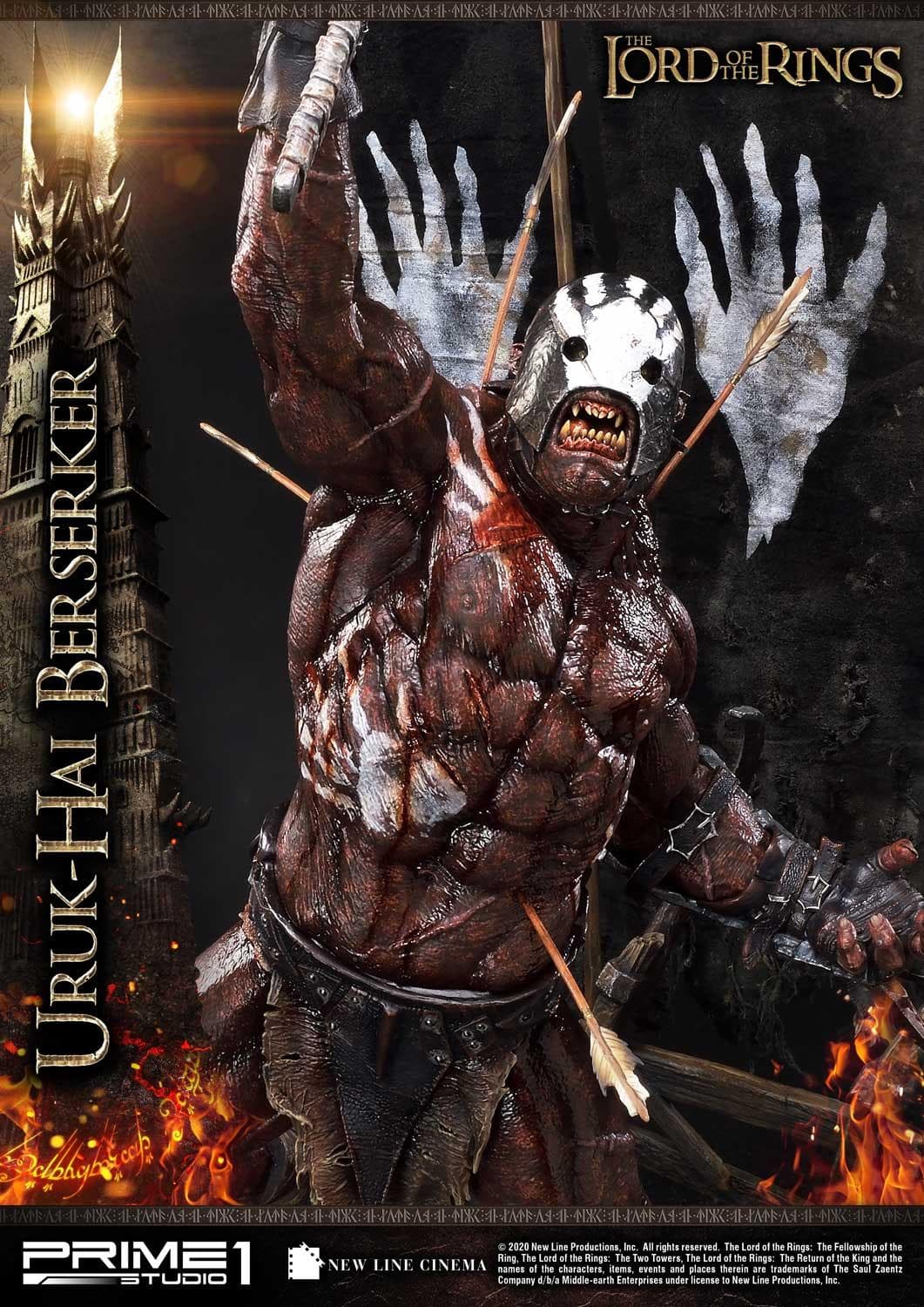 Uruk-Hai Berserker (deluxe version) - Premium Masterline