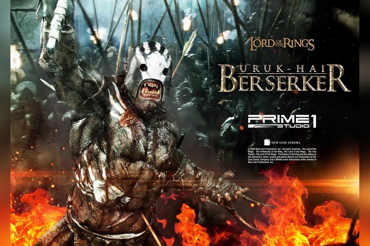 Uruk-Hai Berserker (deluxe version) - Premium Masterline - Vue 3