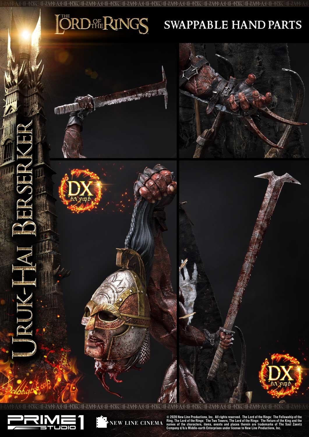 Uruk-Hai Berserker (deluxe version) - Premium Masterline - Vue 5