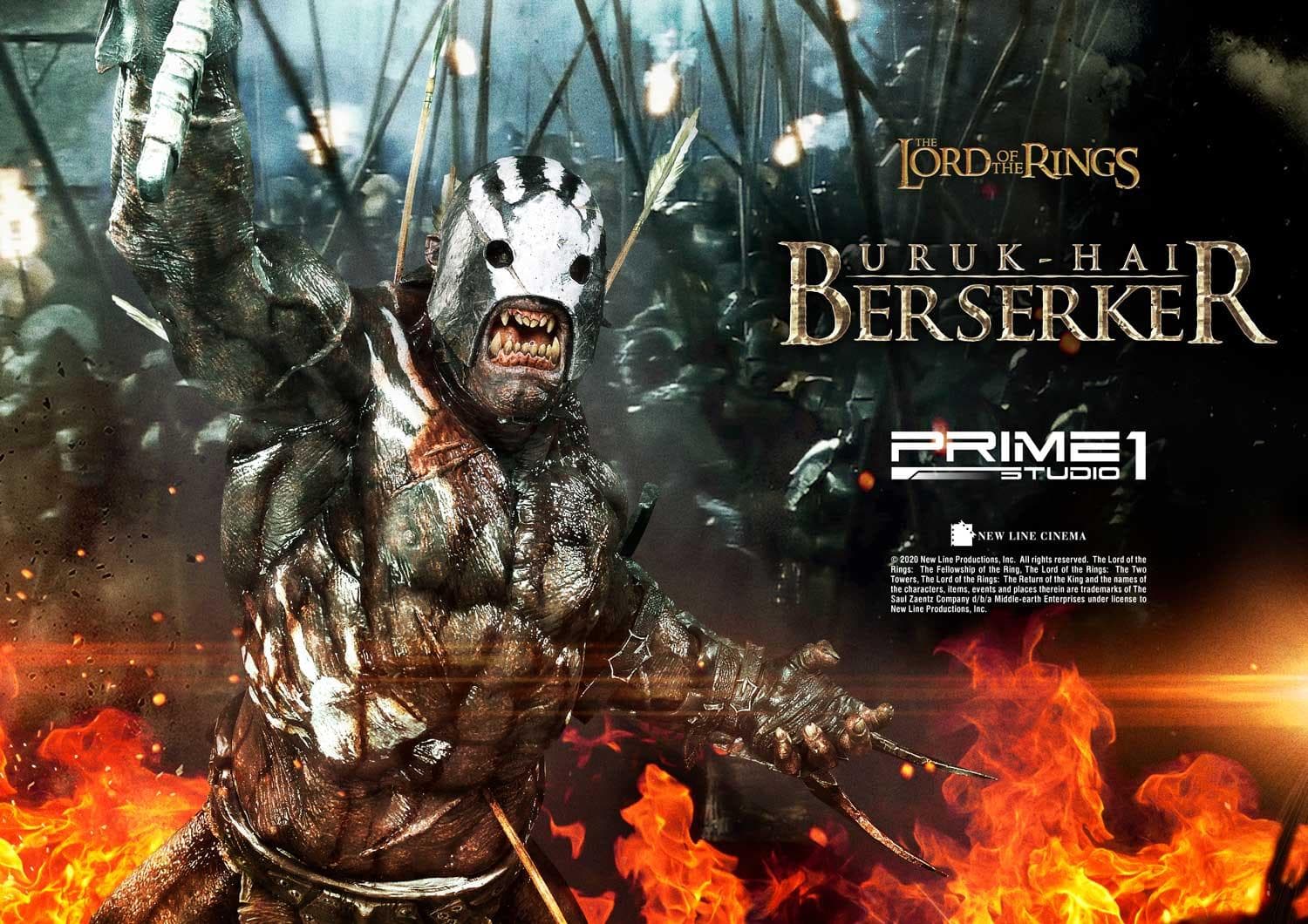Uruk-Hai Berserker (deluxe version) - Premium Masterline - Vue 12