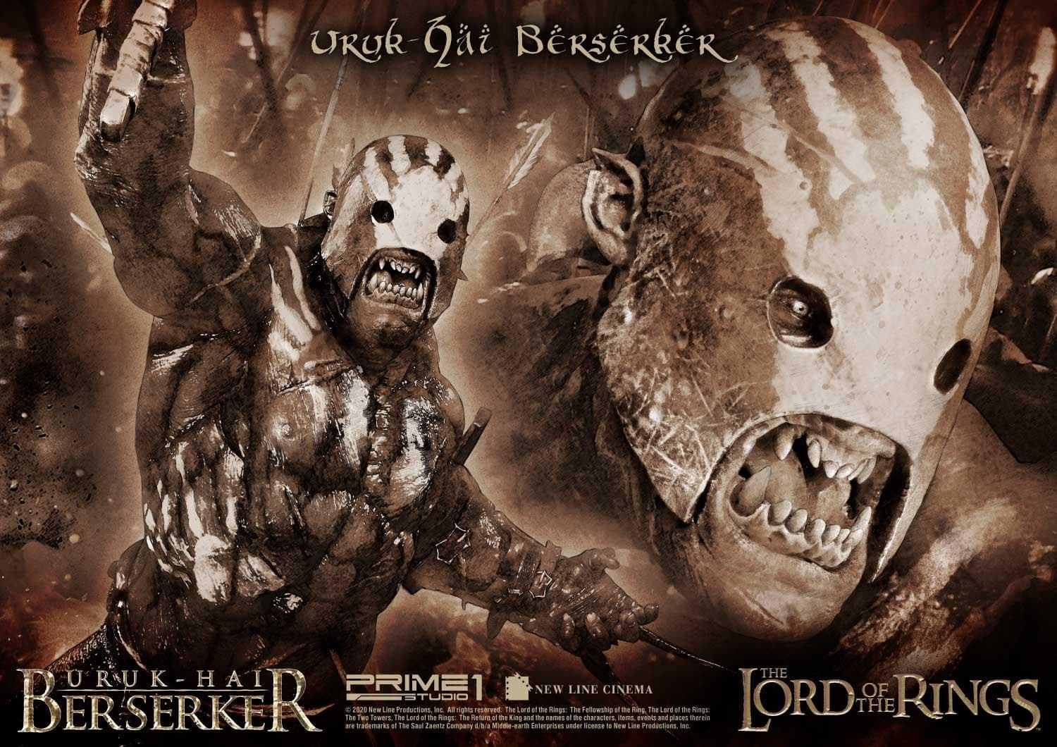 Uruk-Hai Berserker (deluxe version) - Premium Masterline - Vue 13
