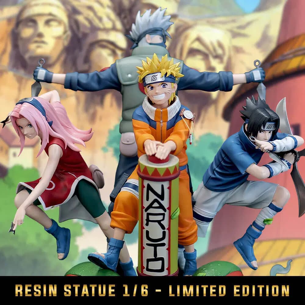 Naruto, Sasuke, Sakura & Kakashi - Team 7