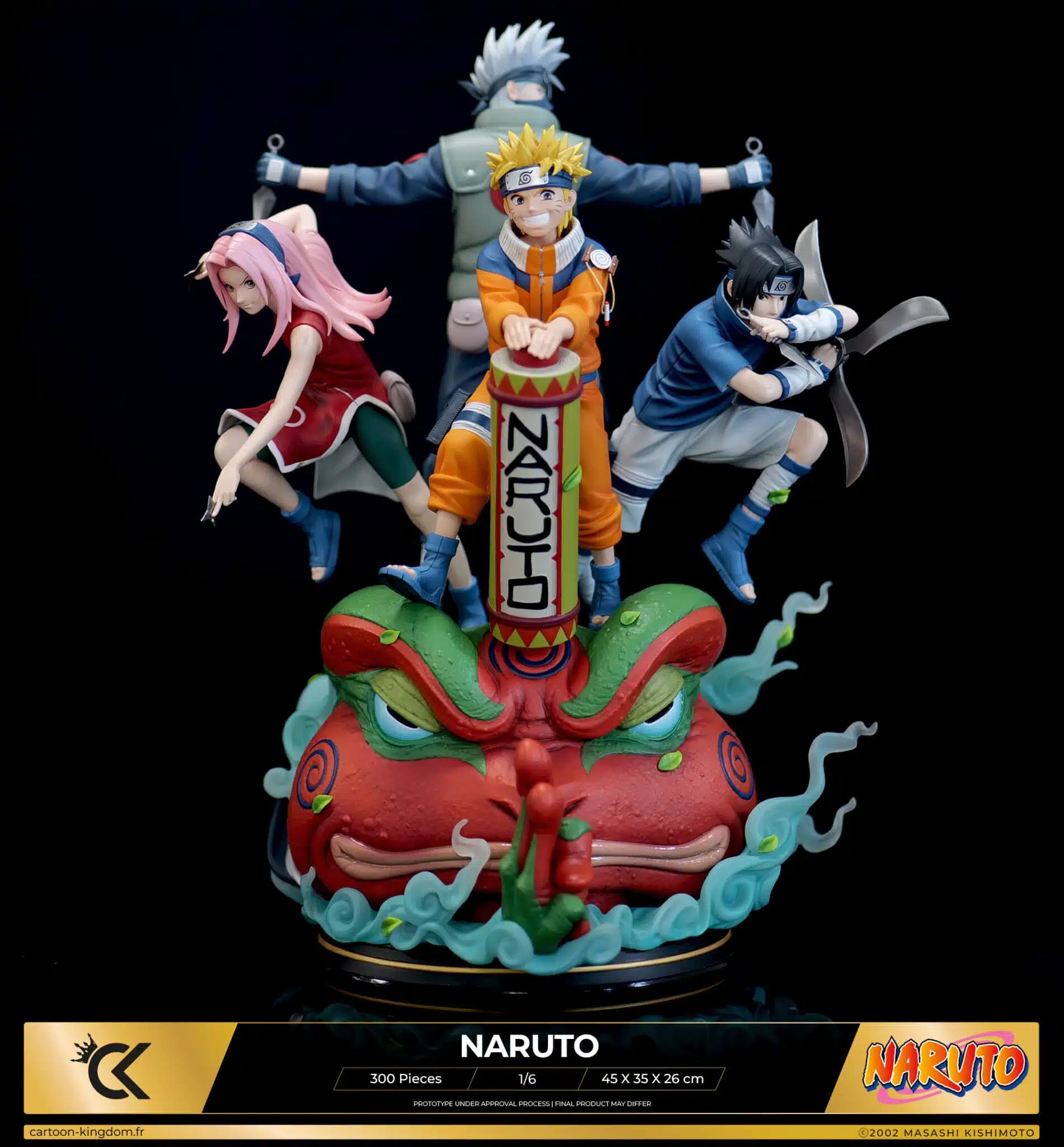 Naruto, Sasuke, Sakura & Kakashi - Team 7 - Vue 2