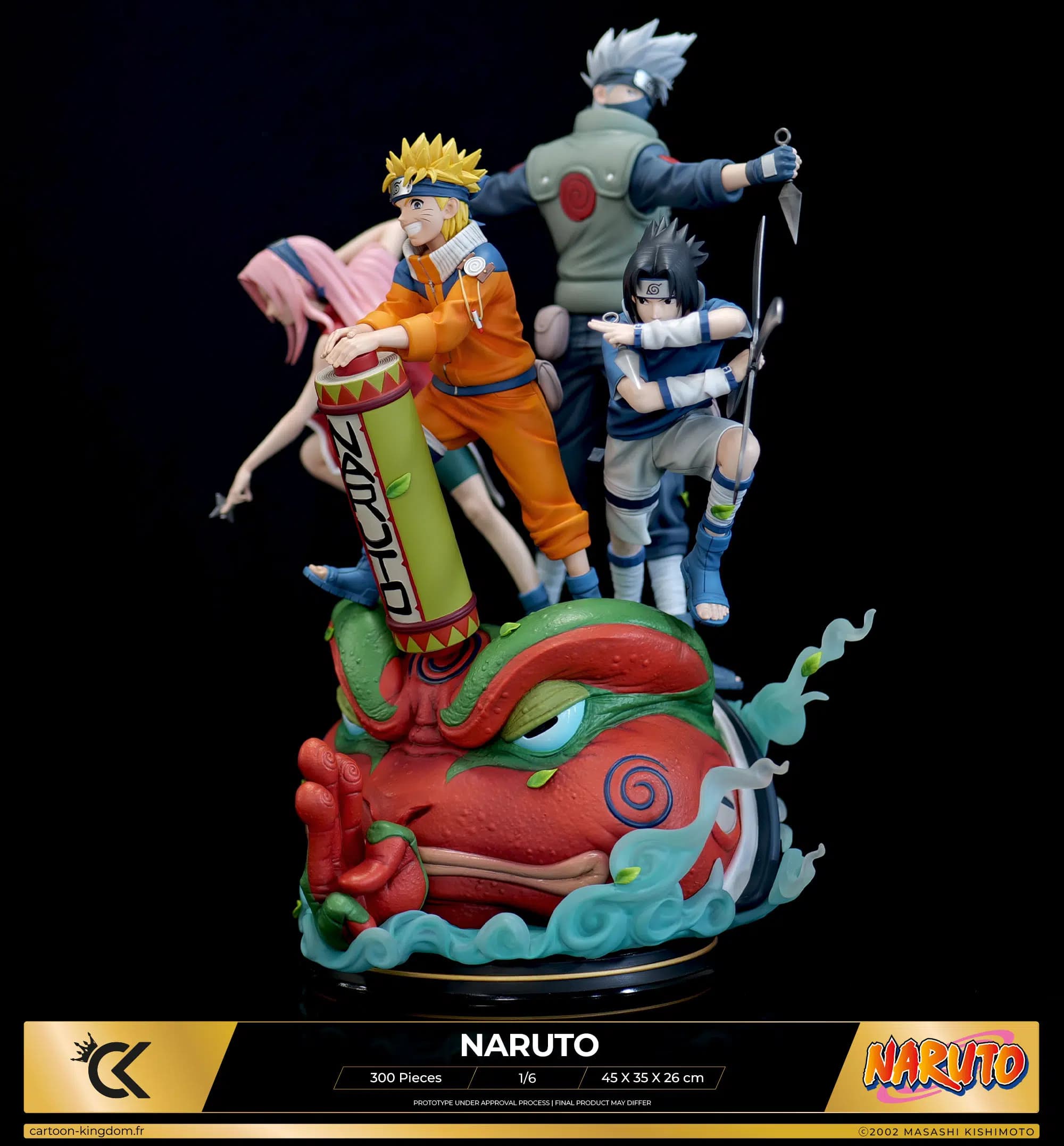 Naruto, Sasuke, Sakura & Kakashi - Team 7 - Vue 3