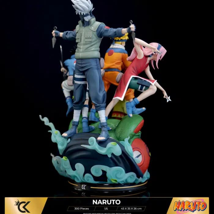 Naruto, Sasuke, Sakura & Kakashi - Team 7 - Vue 6