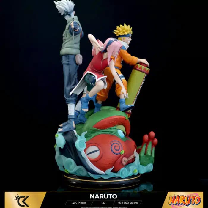 Naruto, Sasuke, Sakura & Kakashi - Team 7 - Vue 7