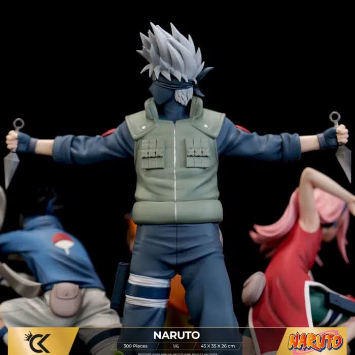 Naruto, Sasuke, Sakura & Kakashi - Team 7 - Vue 15