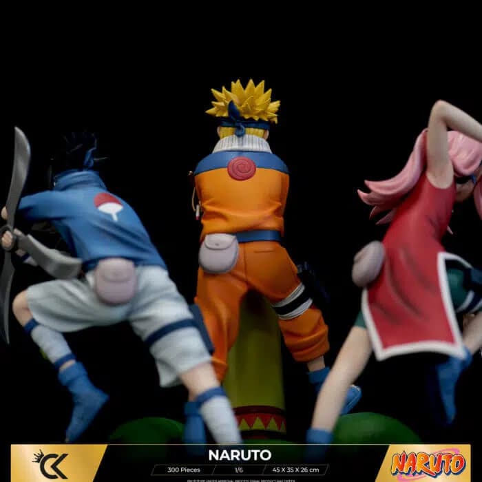 Naruto, Sasuke, Sakura & Kakashi - Team 7 - Vue 16