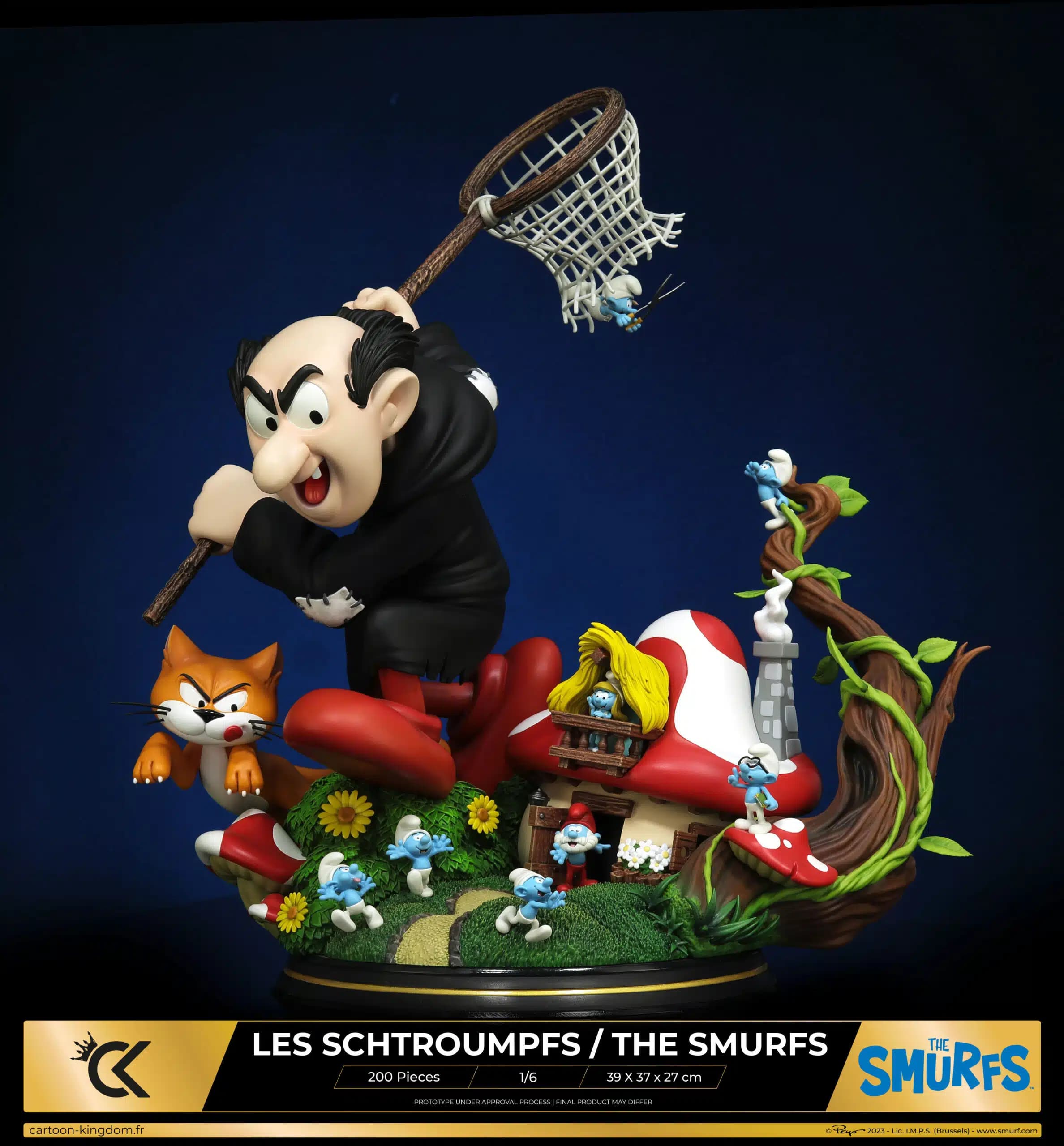 Gargamel, Azrael & les Schtroumpfs