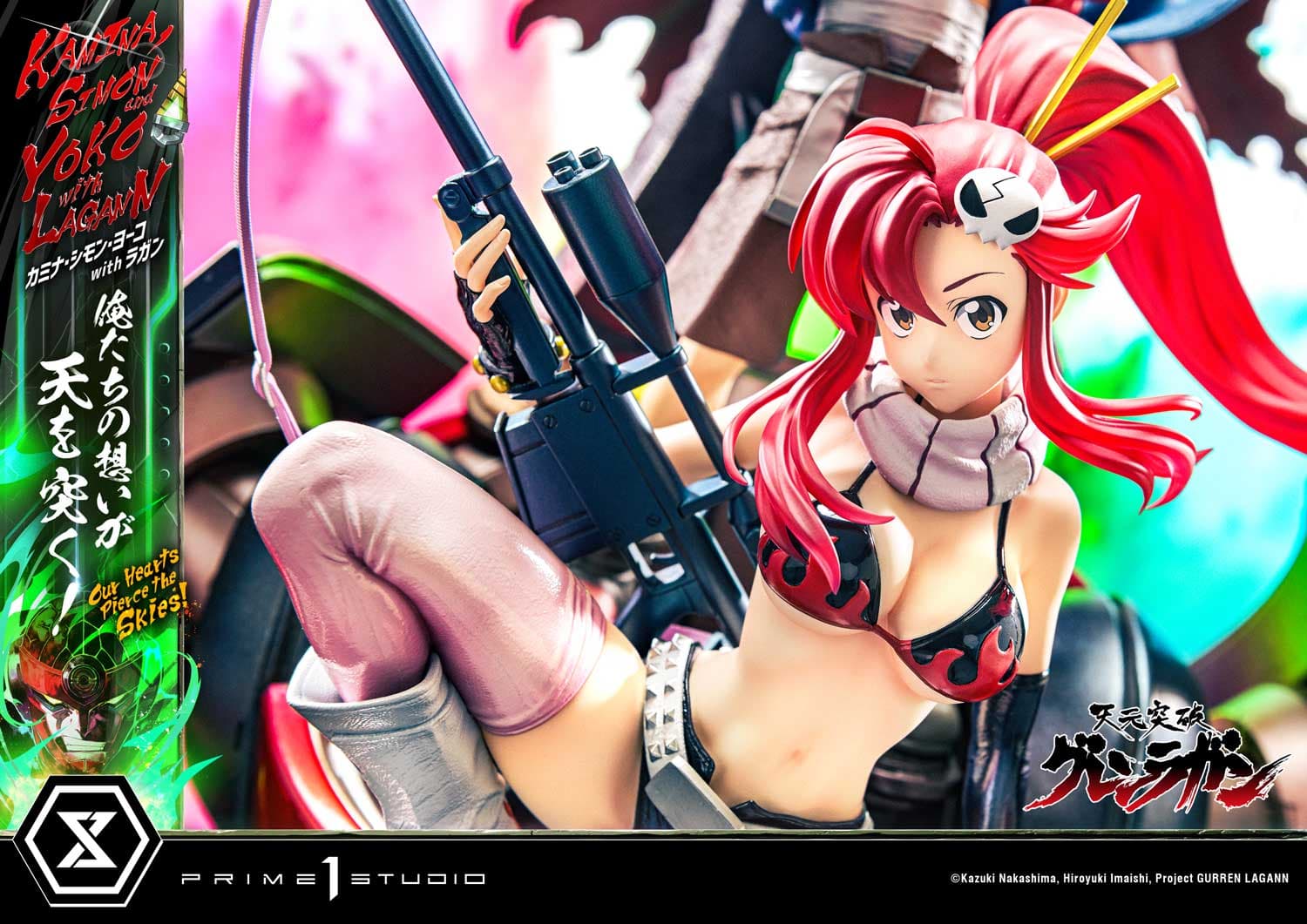 Kamina, Simon & Yoko with Lagann "Our Hearts Pierce the Skies!" REgular - Vue 9