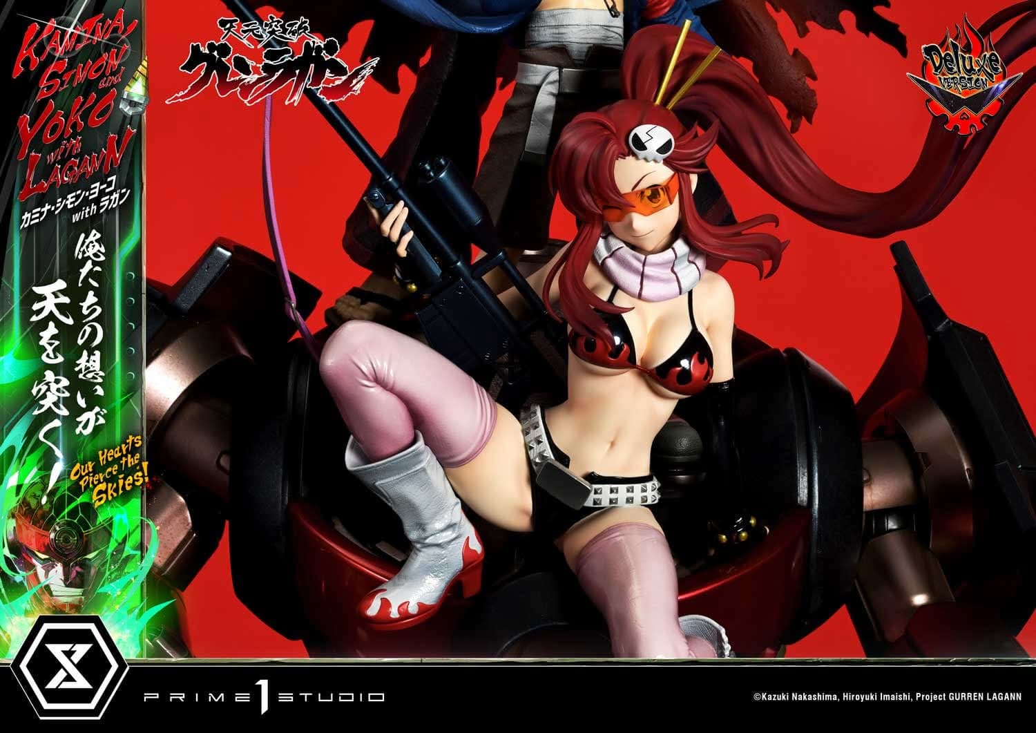 Kamina, Simon & Yoko avec Lagann "Nos cœurs percent les cieux!" - Deluxe Bonus Version - Vue 31