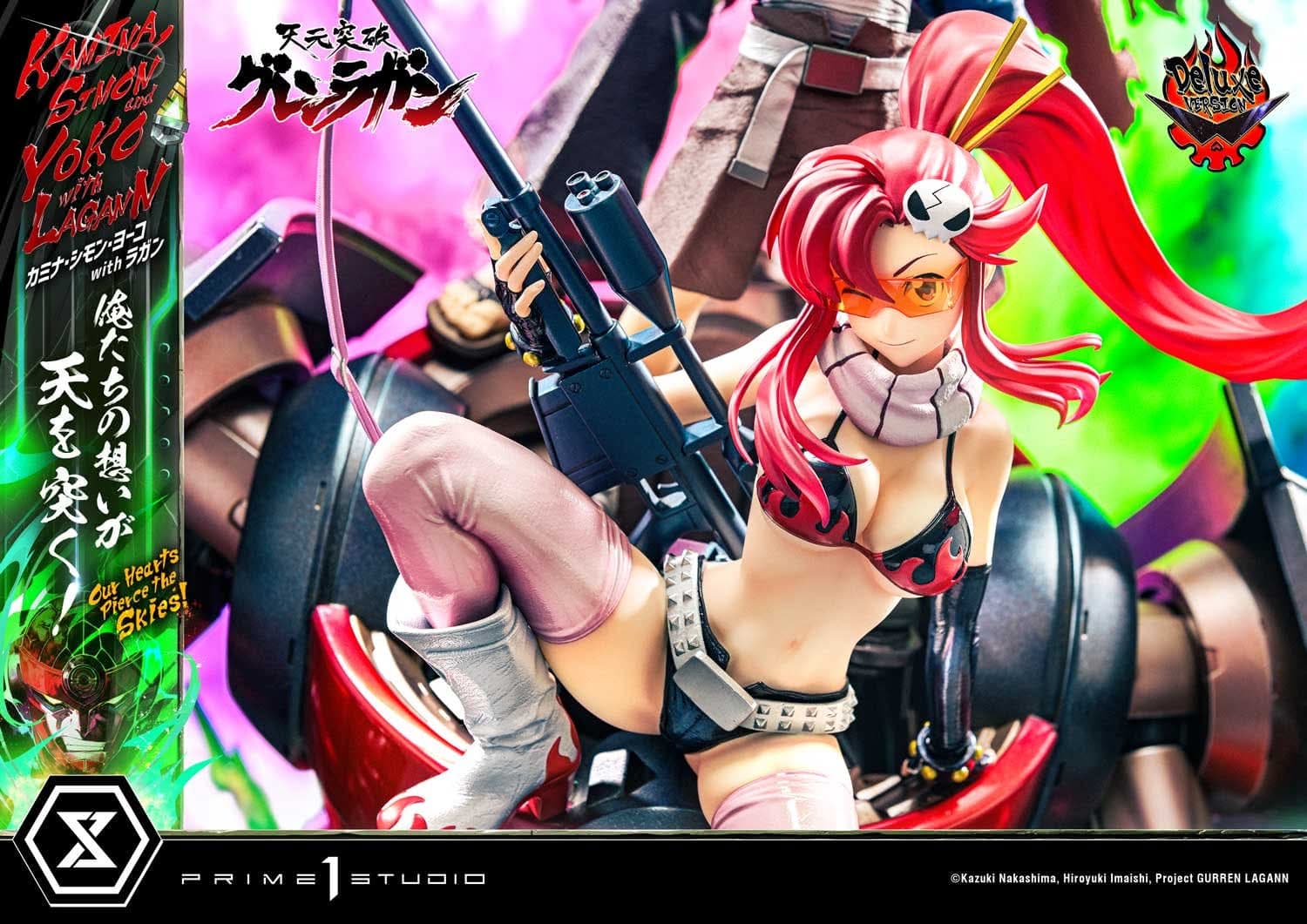 Kamina, Simon & Yoko avec Lagann "Nos cœurs percent les cieux!" - Deluxe Bonus Version - Vue 32