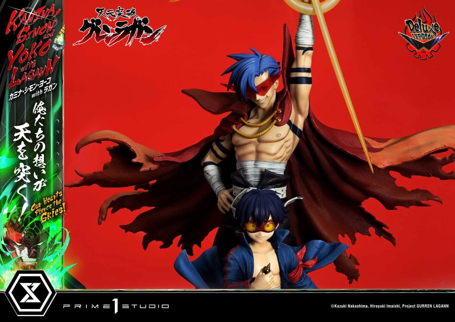 Kamina, Simon & Yoko avec Lagann "Nos cœurs percent les cieux!" - Deluxe Bonus Version - Vue 35