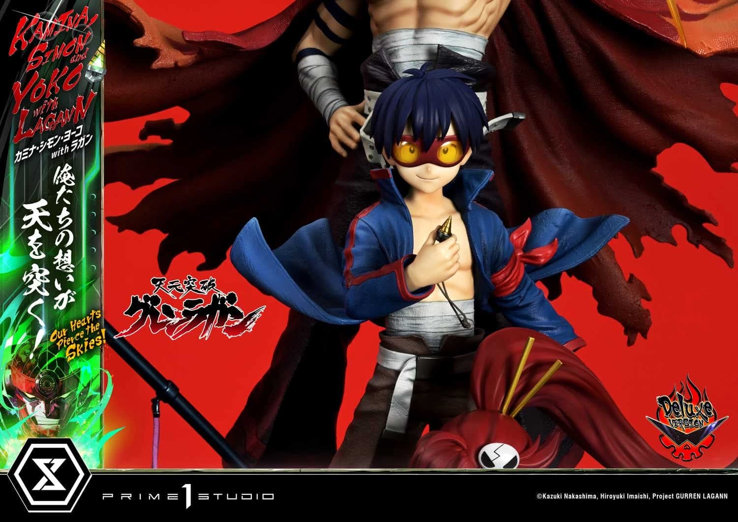 Kamina, Simon & Yoko avec Lagann "Nos cœurs percent les cieux!" - Deluxe Bonus Version - Vue 36