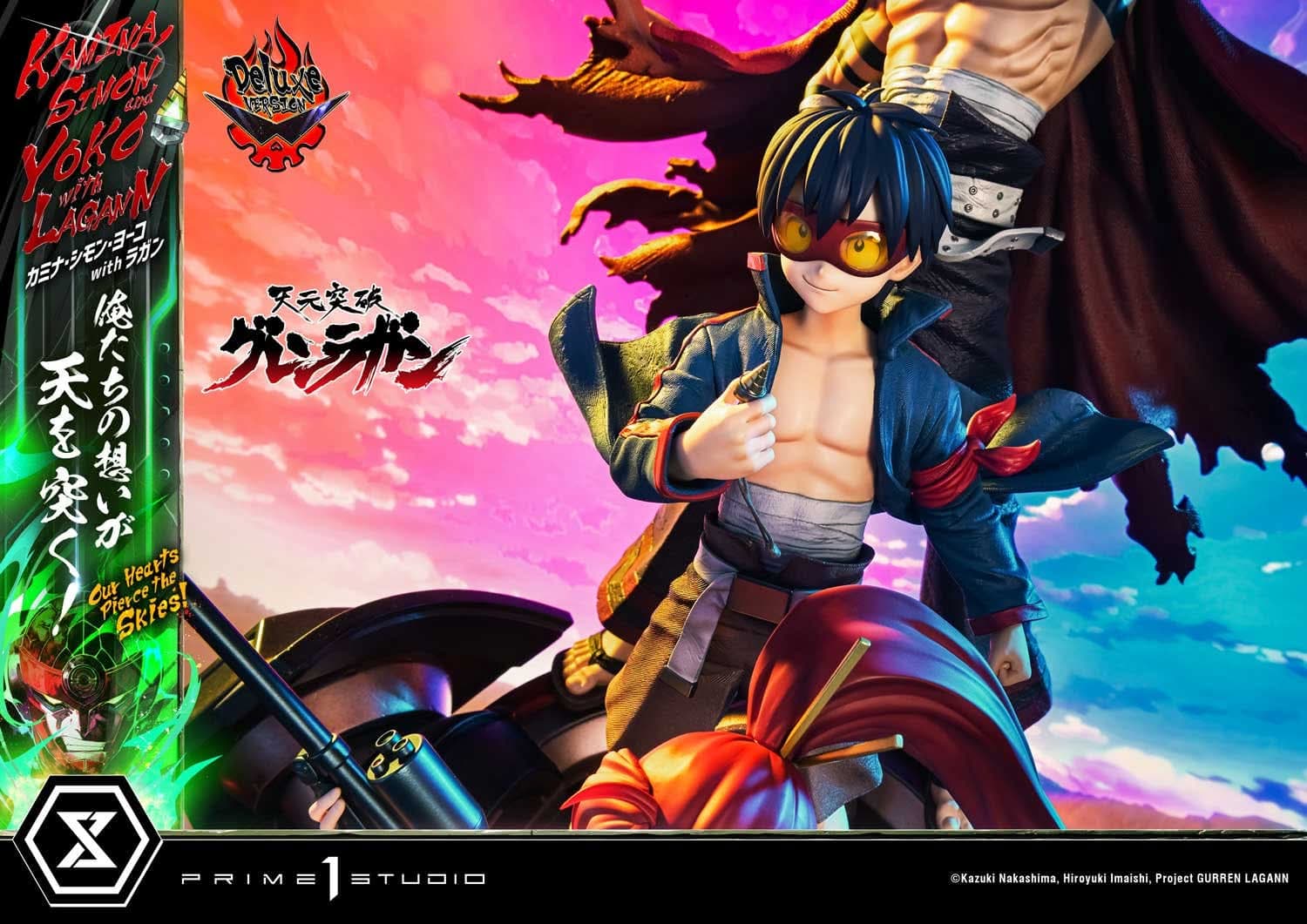 Kamina, Simon & Yoko avec Lagann "Nos cœurs percent les cieux!" - Deluxe Bonus Version - Vue 38