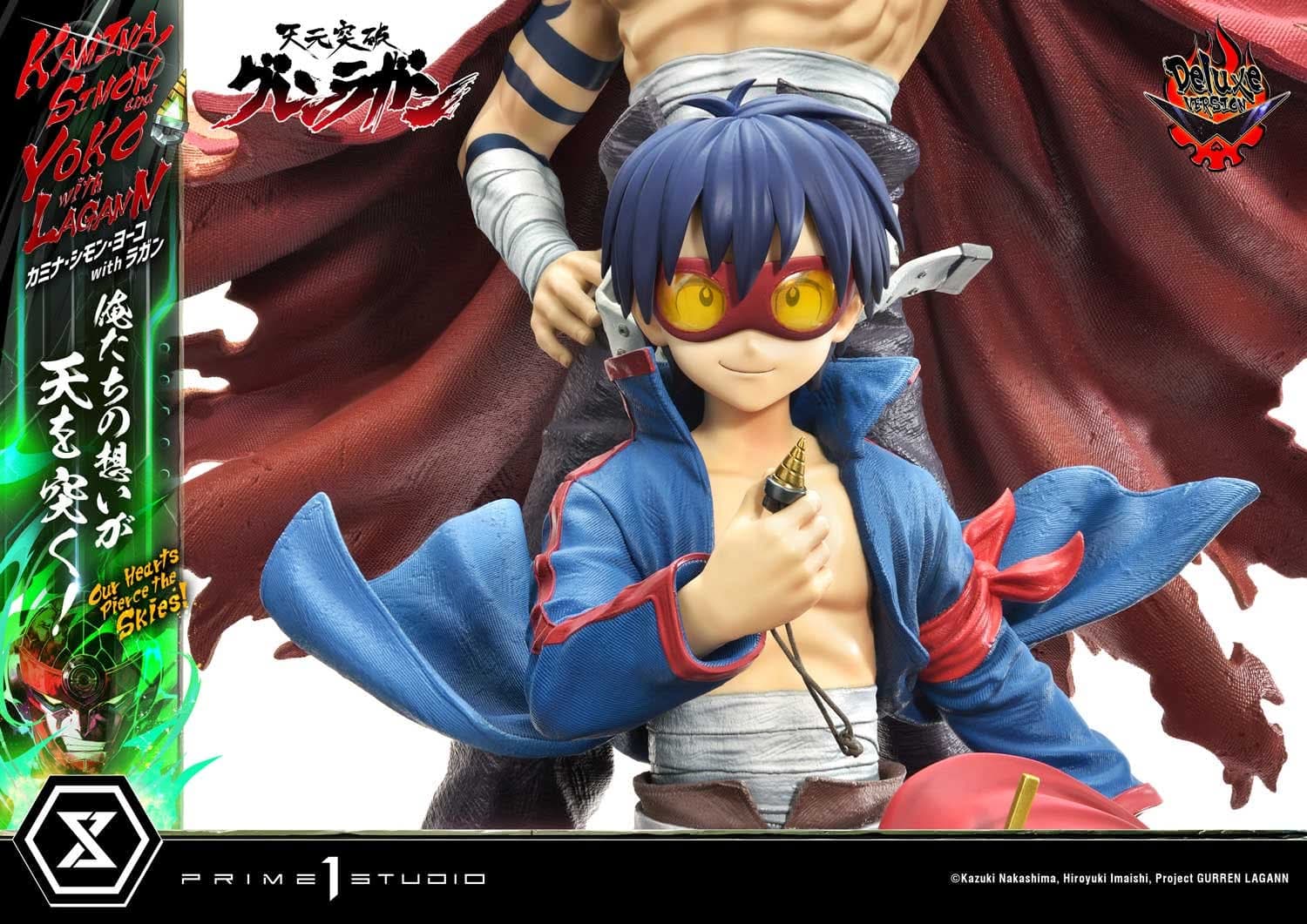 Kamina, Simon & Yoko avec Lagann "Nos cœurs percent les cieux!" - Deluxe Bonus Version - Vue 47