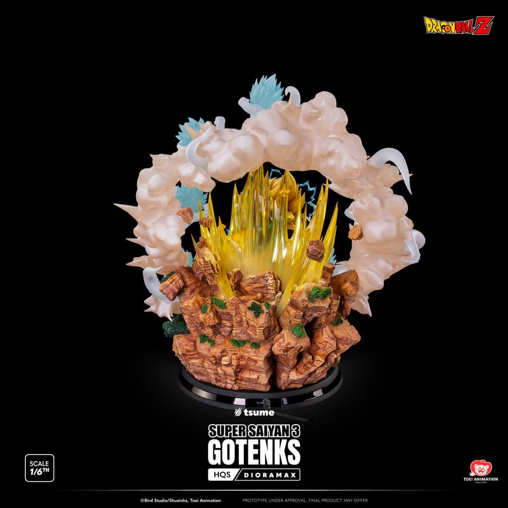 Gotenks SSJ3/Super Saiyan 3- Hqs Dioramax - Vue 7