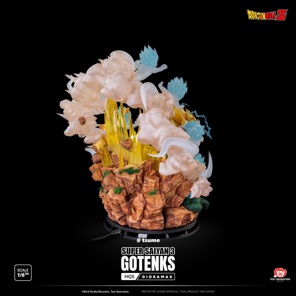Gotenks SSJ3/Super Saiyan 3- Hqs Dioramax - Vue 8