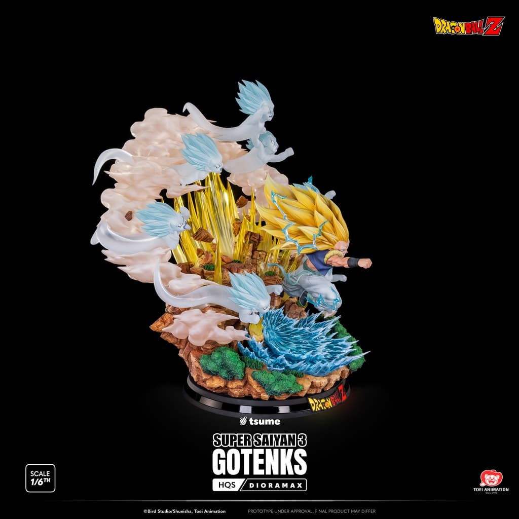 Gotenks SSJ3/Super Saiyan 3- Hqs Dioramax - Vue 10