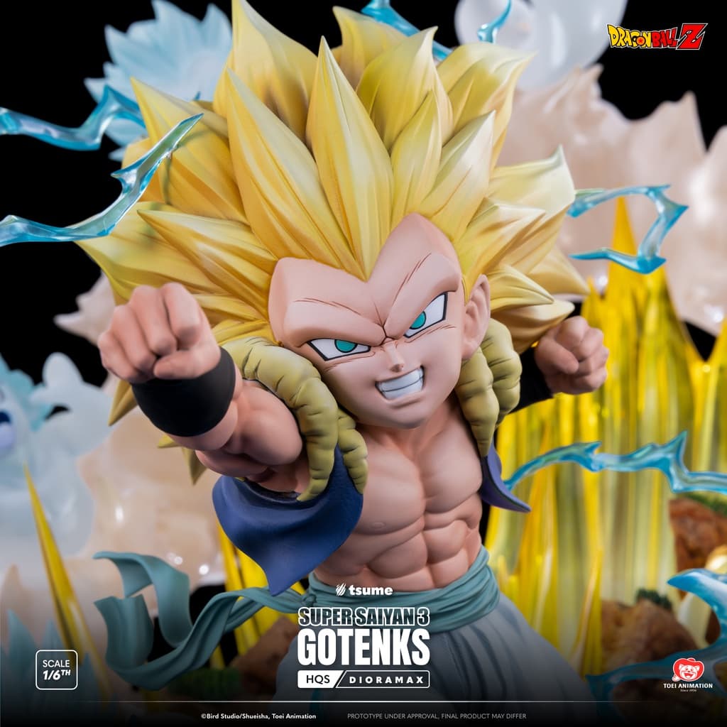 Gotenks SSJ3/Super Saiyan 3- Hqs Dioramax - Vue 16