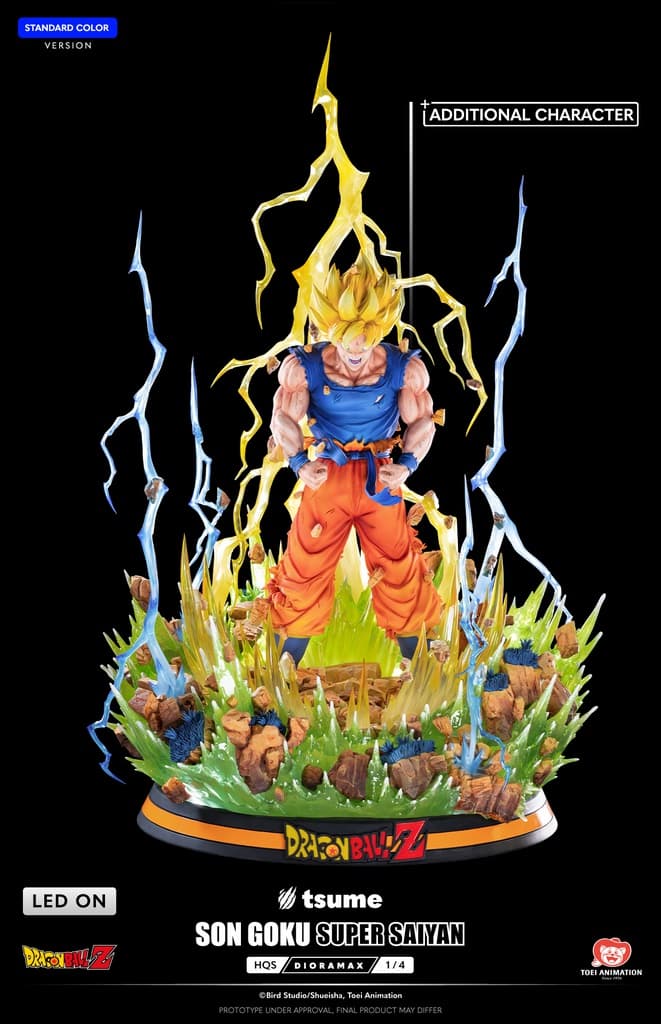 Son Goku SSJ1/Super Saiyen 1 (Standard Manga)- HQS Dioramax - Vue 3
