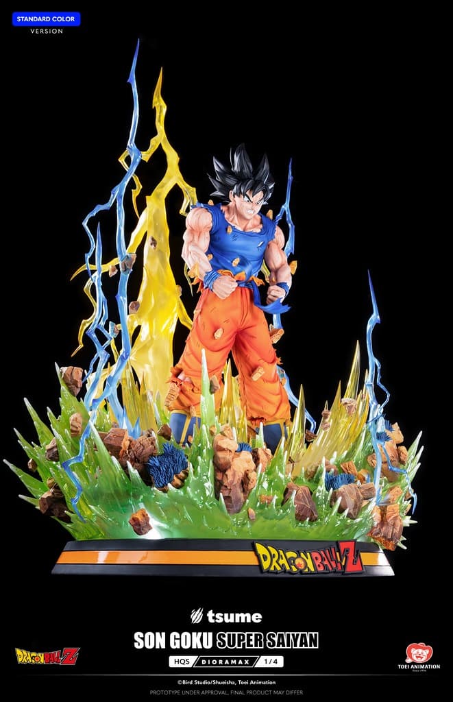 Son Goku SSJ1/Super Saiyen 1 (Standard Manga)- HQS Dioramax - Vue 6