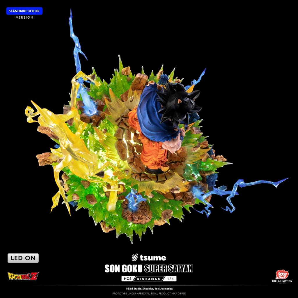 Son Goku SSJ1/Super Saiyen 1 (Standard Manga)- HQS Dioramax - Vue 16