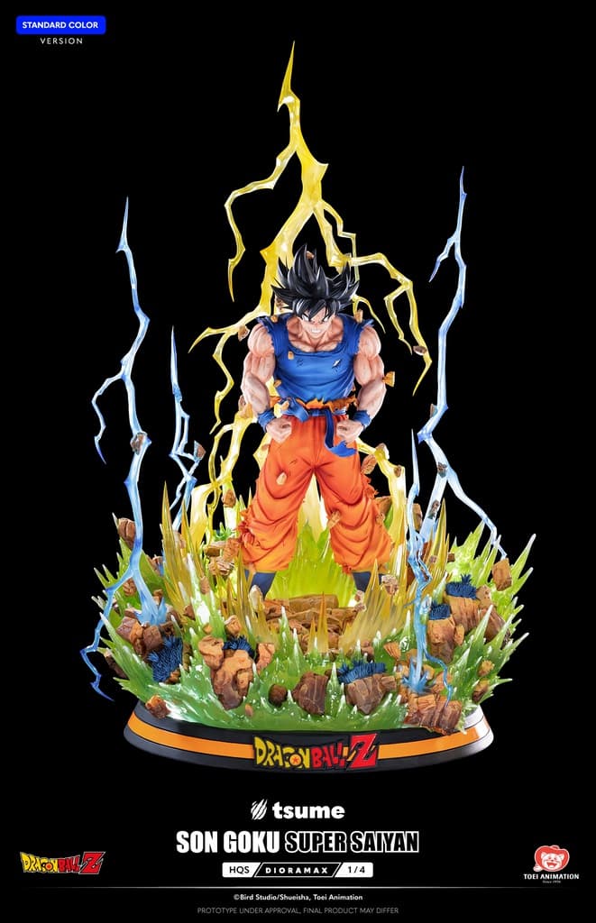 Son Goku SSJ1/Super Saiyen 1 (Standard Manga)- HQS Dioramax - Vue 21