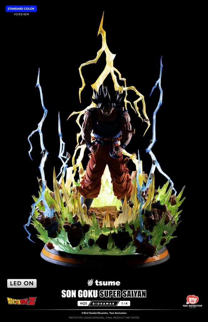 Son Goku SSJ1/Super Saiyen 1 (Standard Manga)- HQS Dioramax - Vue 22