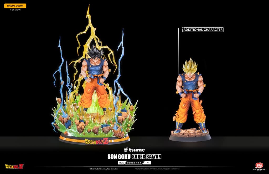 Son Goku SSJ1/Super Saiyen 1 (Spécial Couleur animé) - HQS Dioramax
