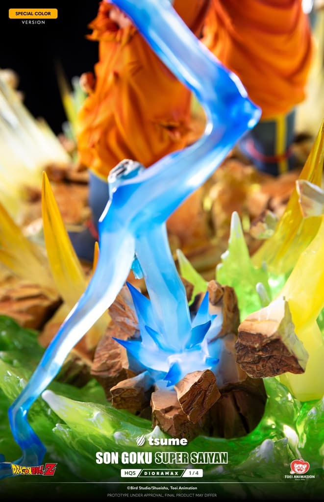 Son Goku SSJ1/Super Saiyen 1 (Spécial Couleur animé) - HQS Dioramax - Vue 8