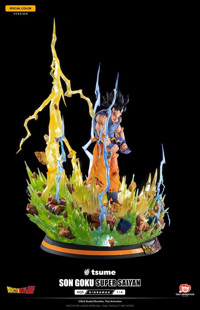 Son Goku SSJ1/Super Saiyen 1 (Spécial Couleur animé) - HQS Dioramax - Vue 9